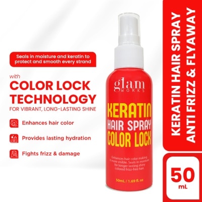 GLAMWORKS GLAMWORKS Keratin Hair Spray Color Lock 50ml