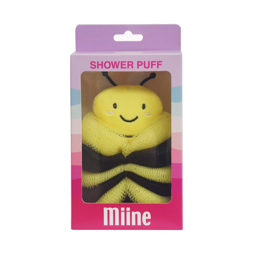 MIINE Bee Shower Puff