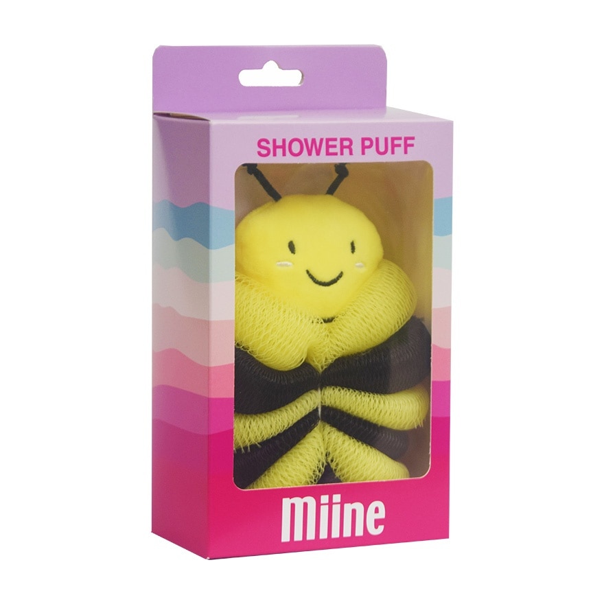 MIINE Bee Shower Puff