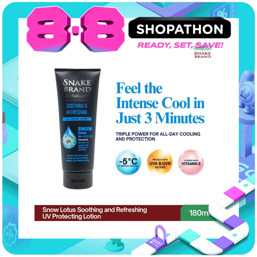 SNAKE BRAND Herbaceutic Snow Lotus Lotion 180ml image