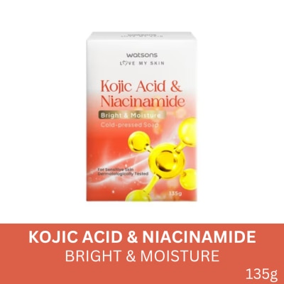 WATSONS - WATSONS Kojic Acid & Niacinamide Bright and Moisture Cold-Pressed Soap 135g