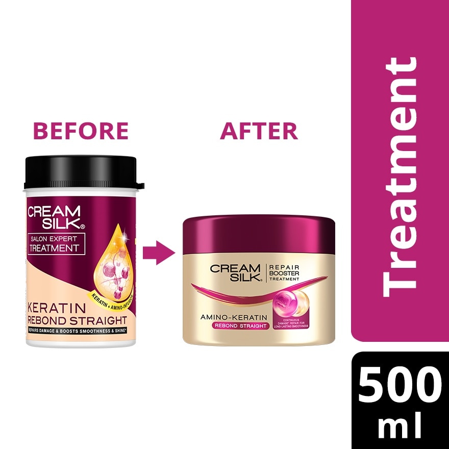 CREAMSILK Treatment Amino-Keratin Rebond Straight 500ml