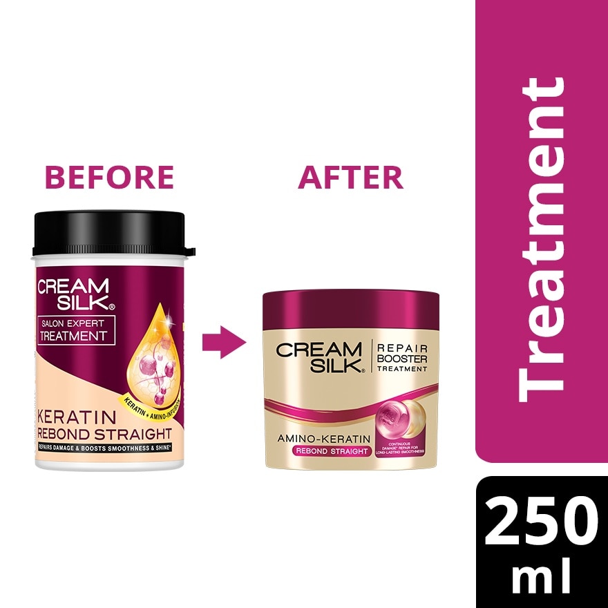 CREAMSILK Treatment Amino Keratin Rebond Straight 250ml