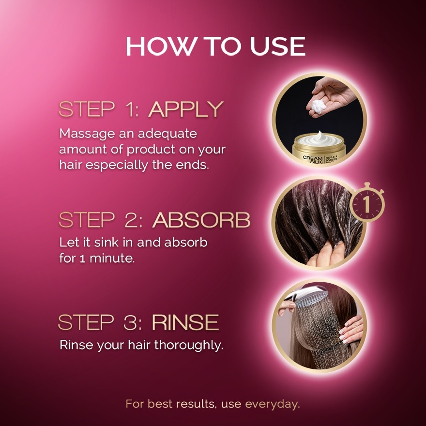 CREAMSILK Treatment Amino Keratin Rebond Straight 500ml