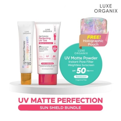LUXE ORGANIX LUXE ORGANIX UV Matte Perfection Set Bundle
