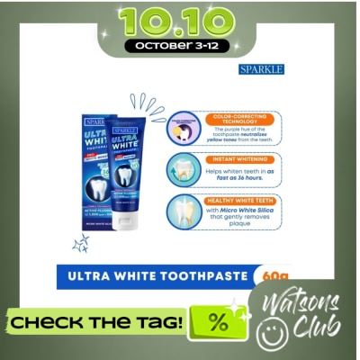 SPARKLE SPARKLE Ultra White Toothpaste 60g image