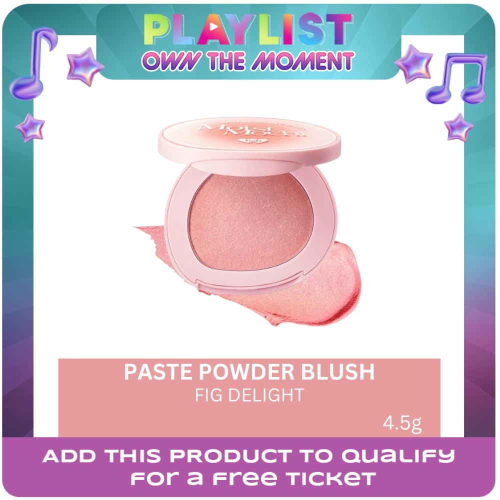 BARENBLISS Moist Mochi Paste Powder Blush Fig Delight 4.5g