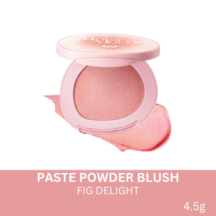 BARENBLISS Moist Mochi Paste Powder Blush Fig Delight 4.5g