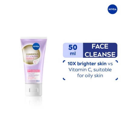 NIVEA - NIVEA Luminous Skin Glow Bubble Wash Foam 50ml