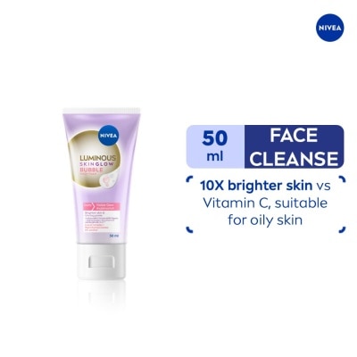 NIVEA NIVEA Luminous Skin Glow Bubble Wash Foam 50ml