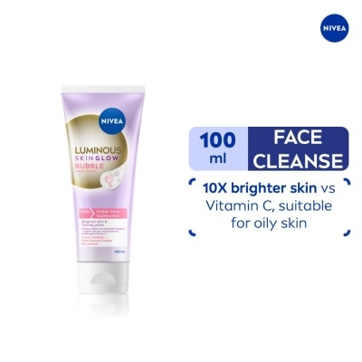 NIVEA NIVEA Luminous Skin Glow Bubble Wash Foam 100ml