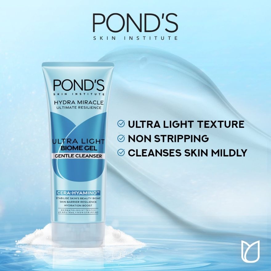 PONDS Hydra Miracle Cleanser Ultra-Light Biome Gel 10g