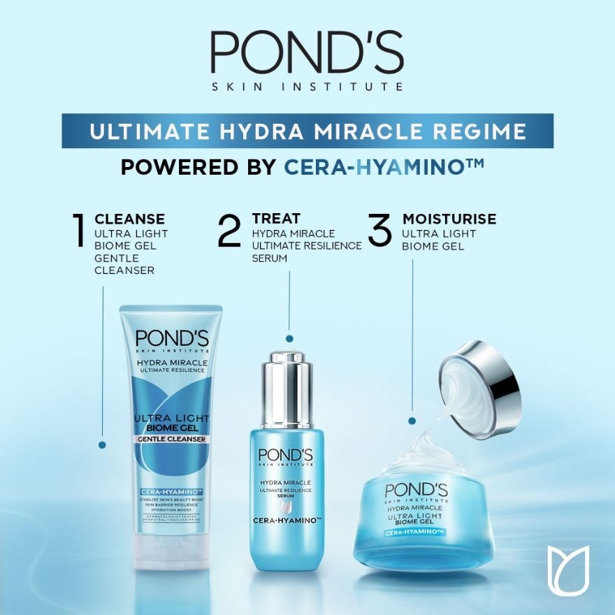PONDS Hydra Miracle Cleanser Ultra-Light Biome Gel 10g