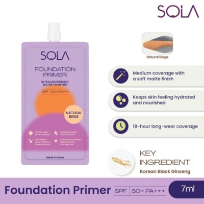 SOLA SOLA Foundation Primer Natural Beige SPF 50+++ 7ml
