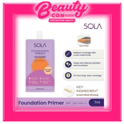 SOLA SOLA Foundation Primer Natural Beige SPF 50+++ 7ml