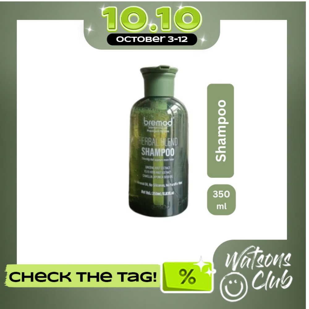 BREMOD Performance Herbal Blend Shampoo 350ml image