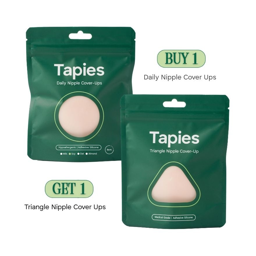 TAPIES Daily Nipple Cover Ups + FREE Tapies Triangle Nipple Cover Ups  - Soy