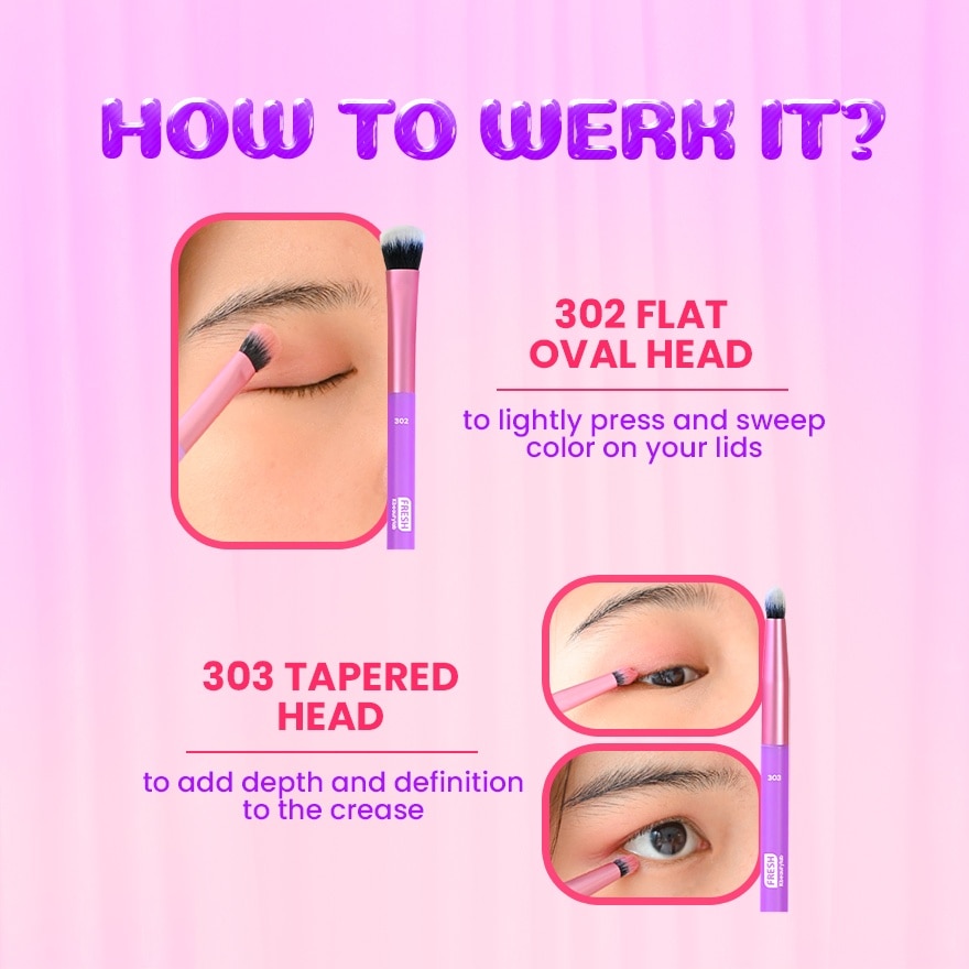 FRESH Kbeautylab Dual-Sided Eyeshadow Detailer Brush image