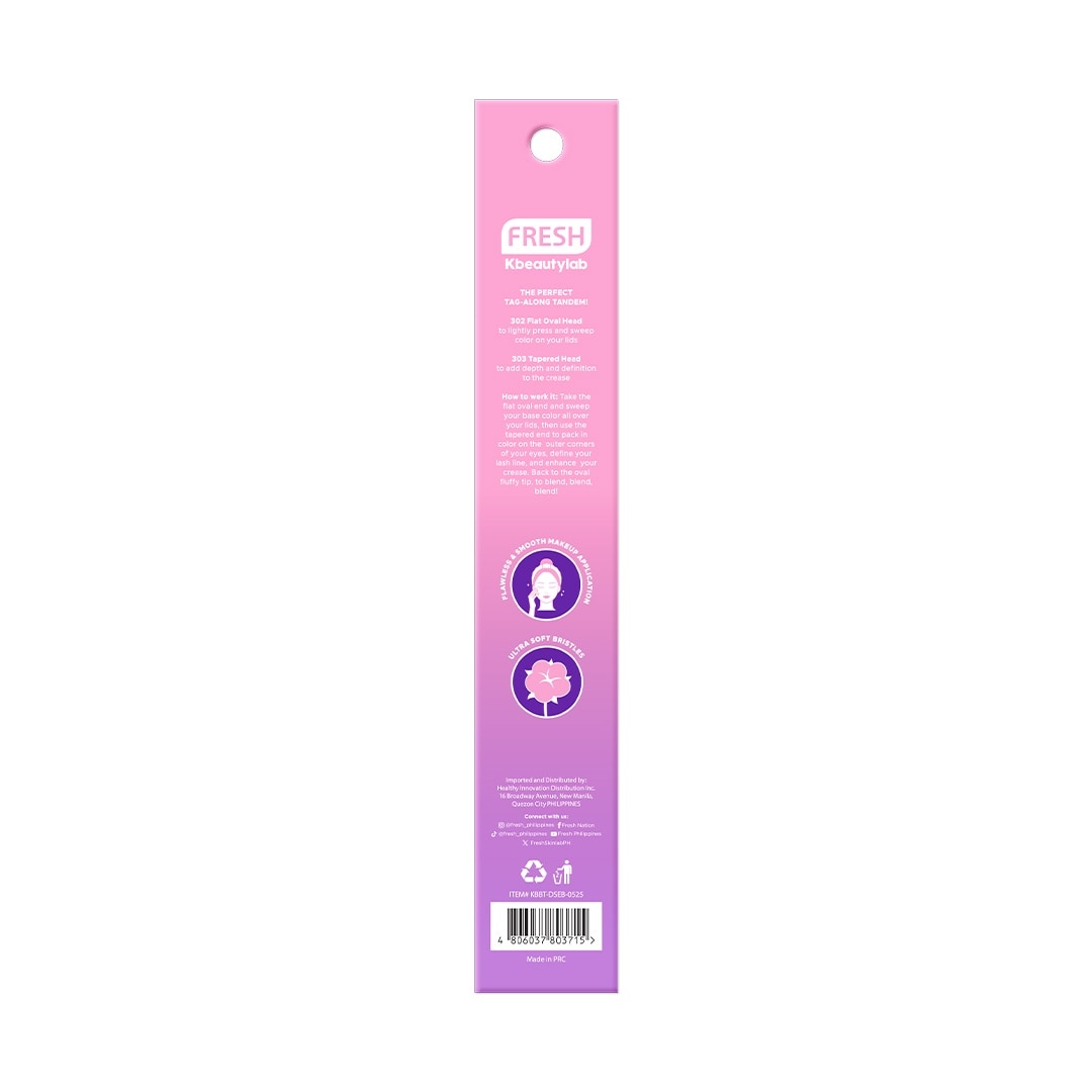 FRESH Kbeautylab Dual-Sided Eyeshadow Detailer Brush image