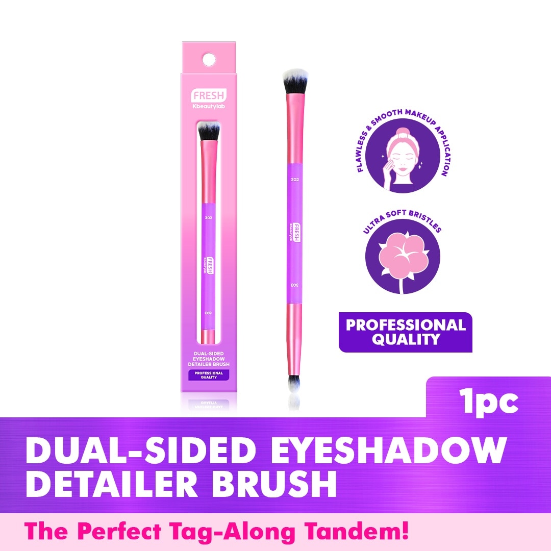FRESH Kbeautylab Dual-Sided Eyeshadow Detailer Brush image