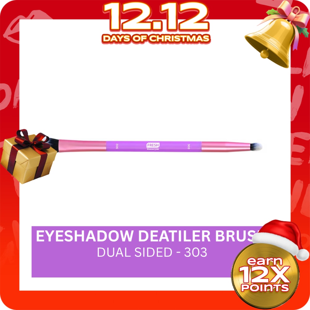 FRESH Kbeautylab Dual-Sided Eyeshadow Detailer Brush