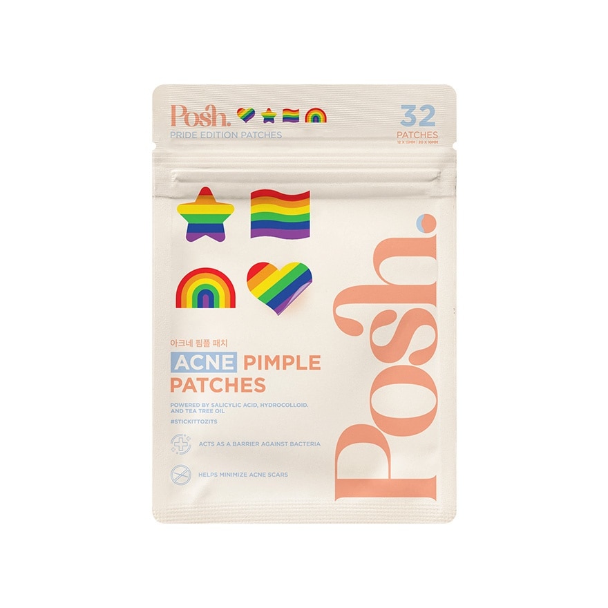 POSH SKIN Acne Pimple Patches Pride Edition Patches 24 Pieces