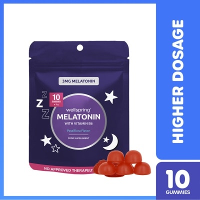 WELLSPRING WELLSPRING Melatonin Gummies 10s x 3mg