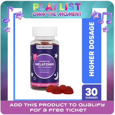 WELLSPRING - WELLSPRING Melatonin Gummies 30s x 3mg