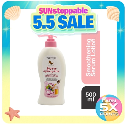 BODY TREATS - BODY TREATS Berry + Hydroxy Acid Smoothening Serum Lotion 500ml