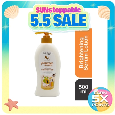 BODY TREATS - BODY TREATS Papaya + Retinol Brightening Seum Lotion 500ml