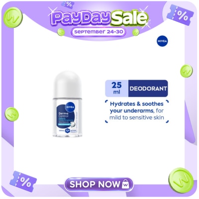 NIVEA NIVEA Derma Control Defend Roll on Deodorant 25ml image