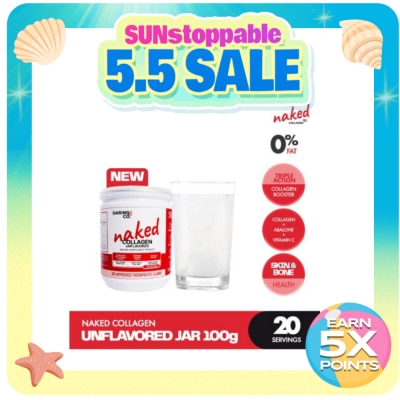 NAKED COLLAGEN - NAKED COLLAGEN Daring & Co. Unflavored Jar 100g