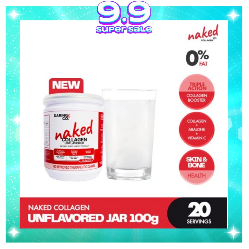 NAKED COLLAGEN Daring & Co. Unflavored Jar 100g