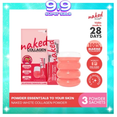 NAKED COLLAGEN NAKED White Collagen Powder 4g x 3s