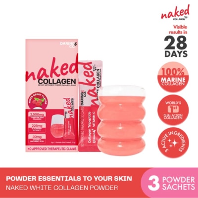NAKED COLLAGEN NAKED White Collagen Powder 4g x 3s