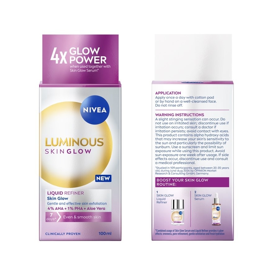 NIVEA Luminous 630 Skin Glow Liquid Refiner 100ml