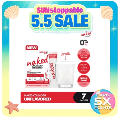 NAKED COLLAGEN - NAKED COLLAGEN Daring & Co. Naked Collagen Unflavored 5g x 7s