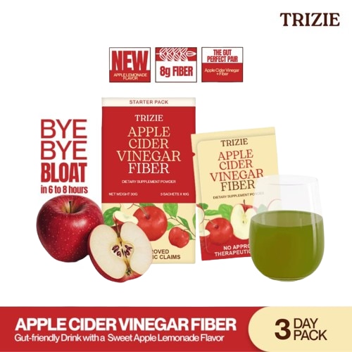 TRIZIE Apple Cider Vinegar Fiber 10g x 3 Pack