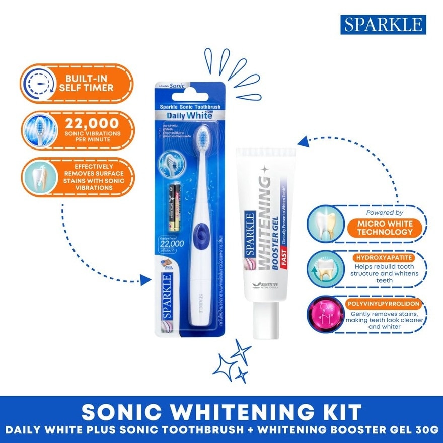 SPARKLE Sonic Whitening Kit