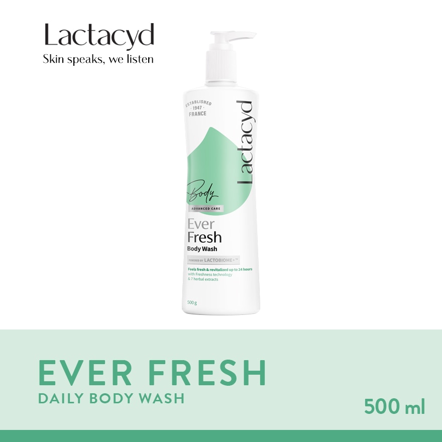 LACTACYD Body Wash Ever Fresh 500ml
