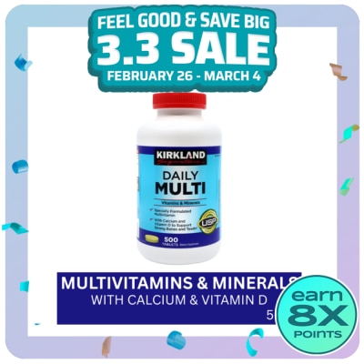 KIRKLAND KIRKLAND Multivitamins & Minerals 500 Tablets