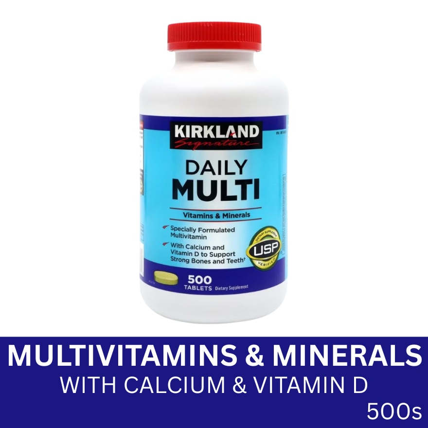 KIRKLAND Multivitamins & Minerals 500 Tablets