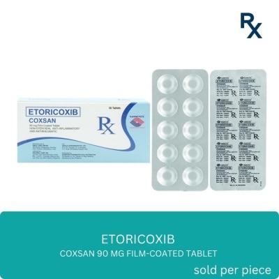 COXSAN - COXSAN 90mg Film Coated Tablet Sold Per Piece [PRESCRIPTION REQUIRED]
