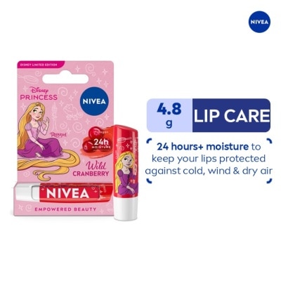 NIVEA NIVEA Disney Princess Rapunzel Wild Cranberry 4.8g