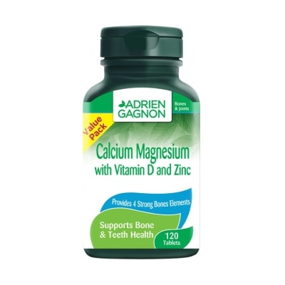 ADRIEN GAGNON ADRIEN GAGNON Calcium Magnesium Supplements 120 Tablets