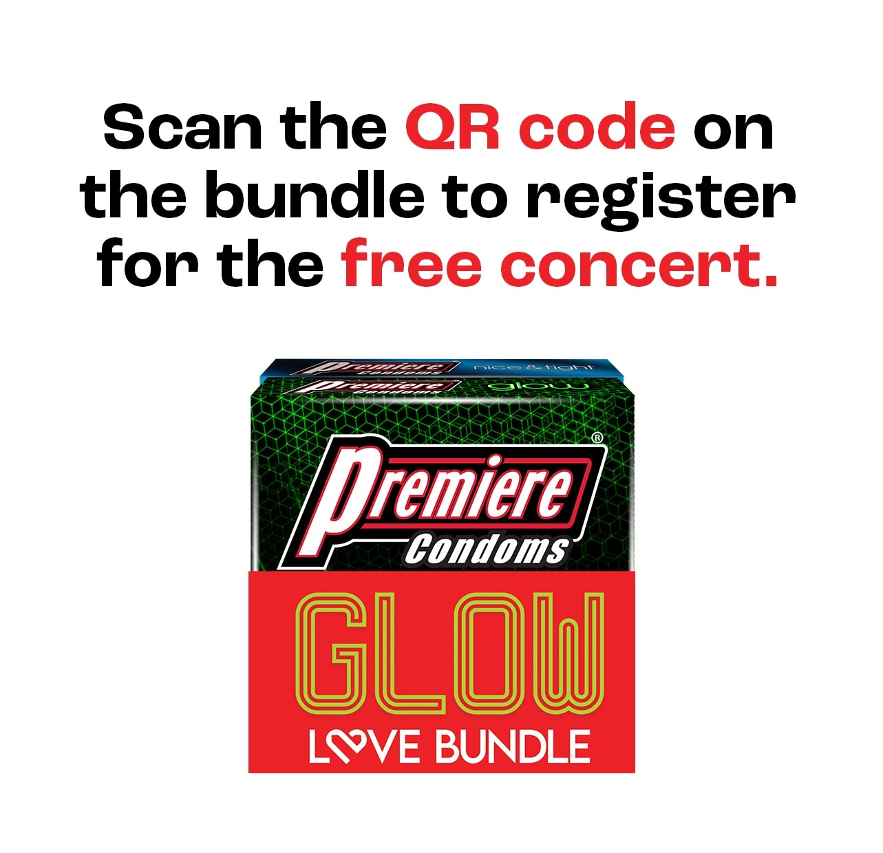 PREMIERE Condom Glow Love Bundle