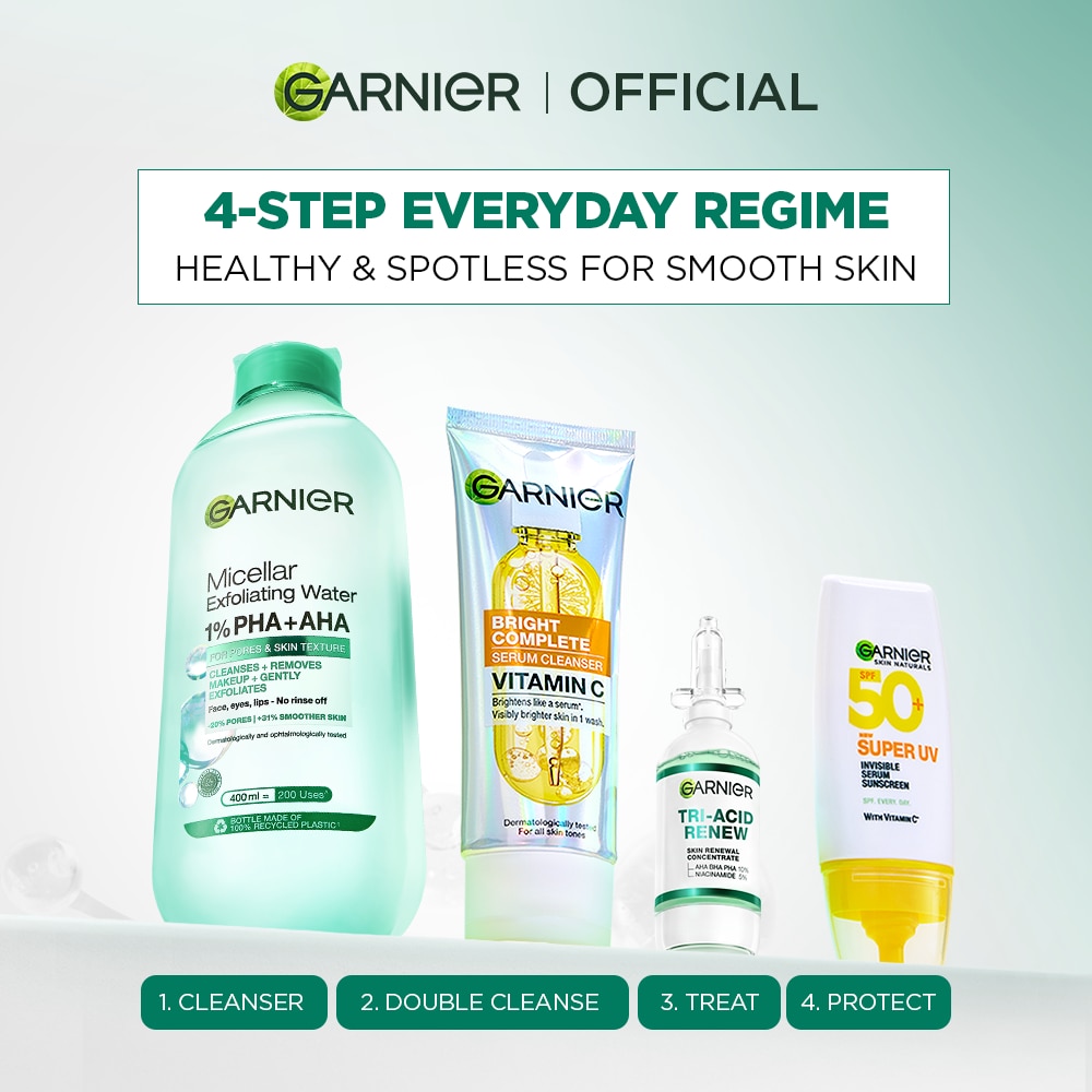 GARNIER Micellar Water Exfoliating 125ml image