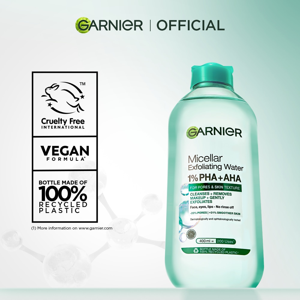 GARNIER Micellar Water Exfoliating 125ml image
