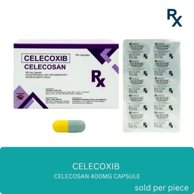 CELECOSAN - CELECOSAN 400mg Capsule Sold Per Piece [PRESCRIPTION REQUIRED]