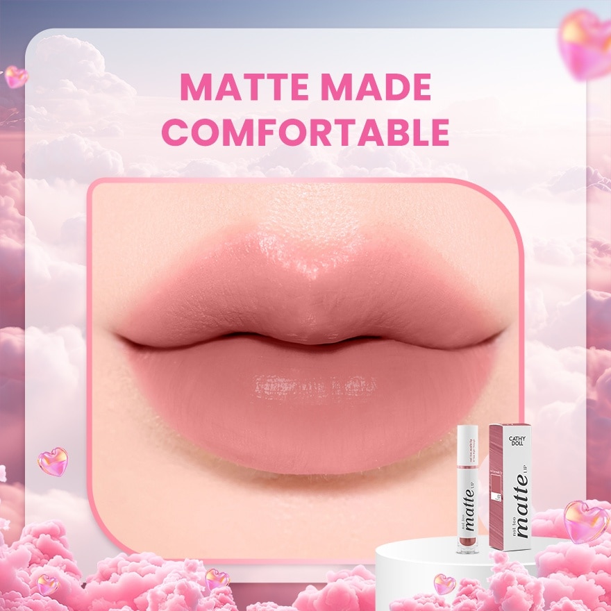 CATHY DOLL Not Too Matte Lip See Right Through 2.9g